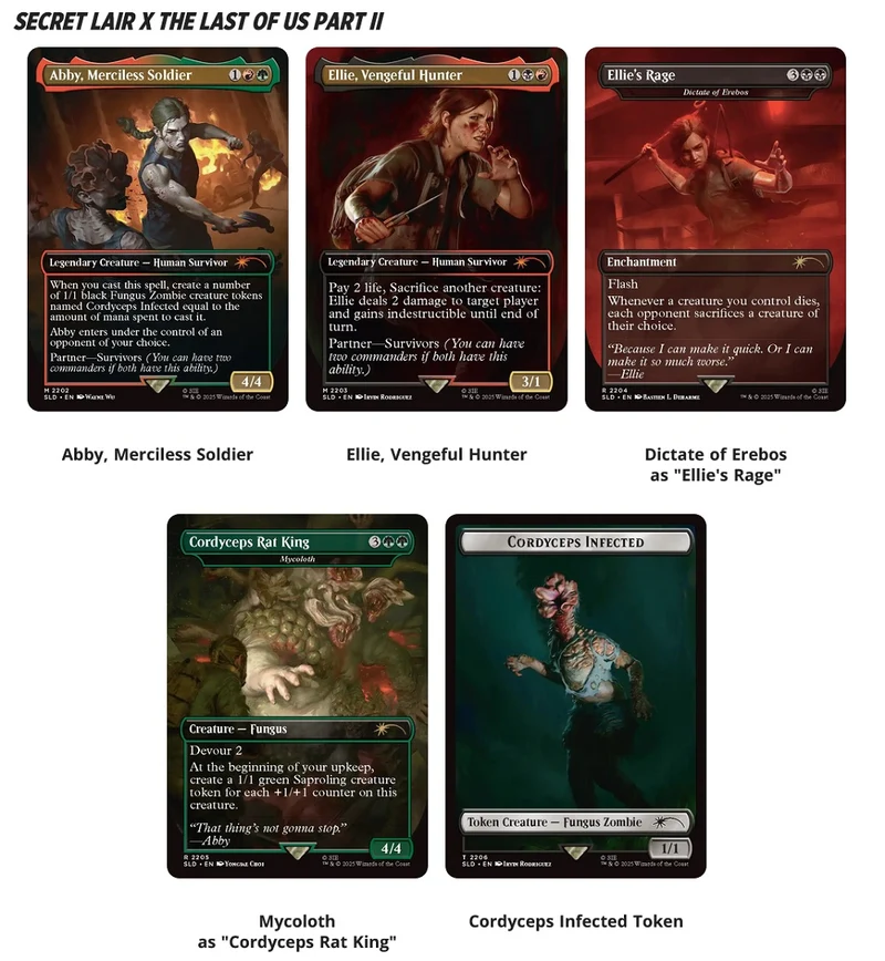 MTG SECRET LAIR - THE LAST OF US PARTIE II