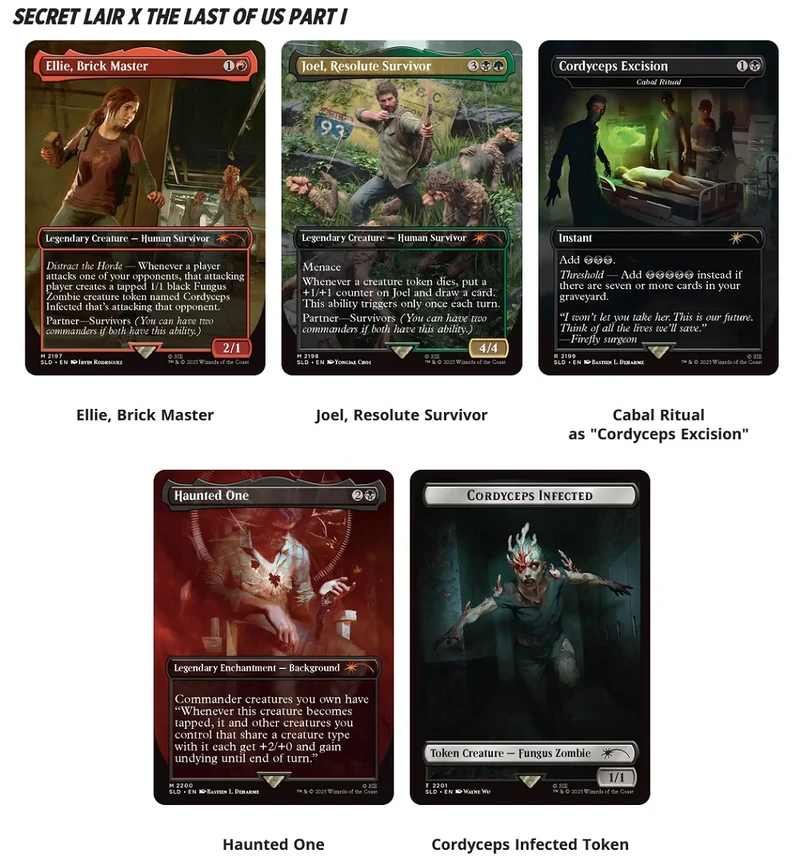 MTG SECRET LAIR - THE LAST OF US PARTIE I