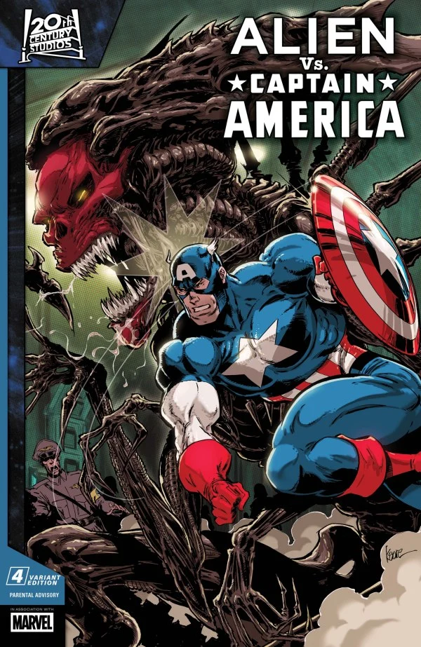 Alien contre Captain America #4 MARVEL Kaare Andrews 02/11/2026