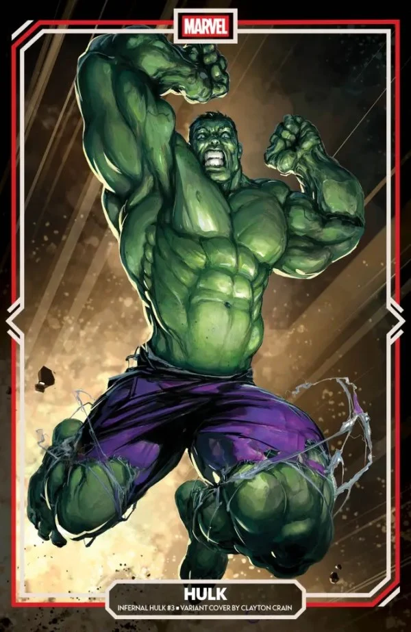 Infernal Hulk #3 MARVEL Clayton Crain 28/01/2026