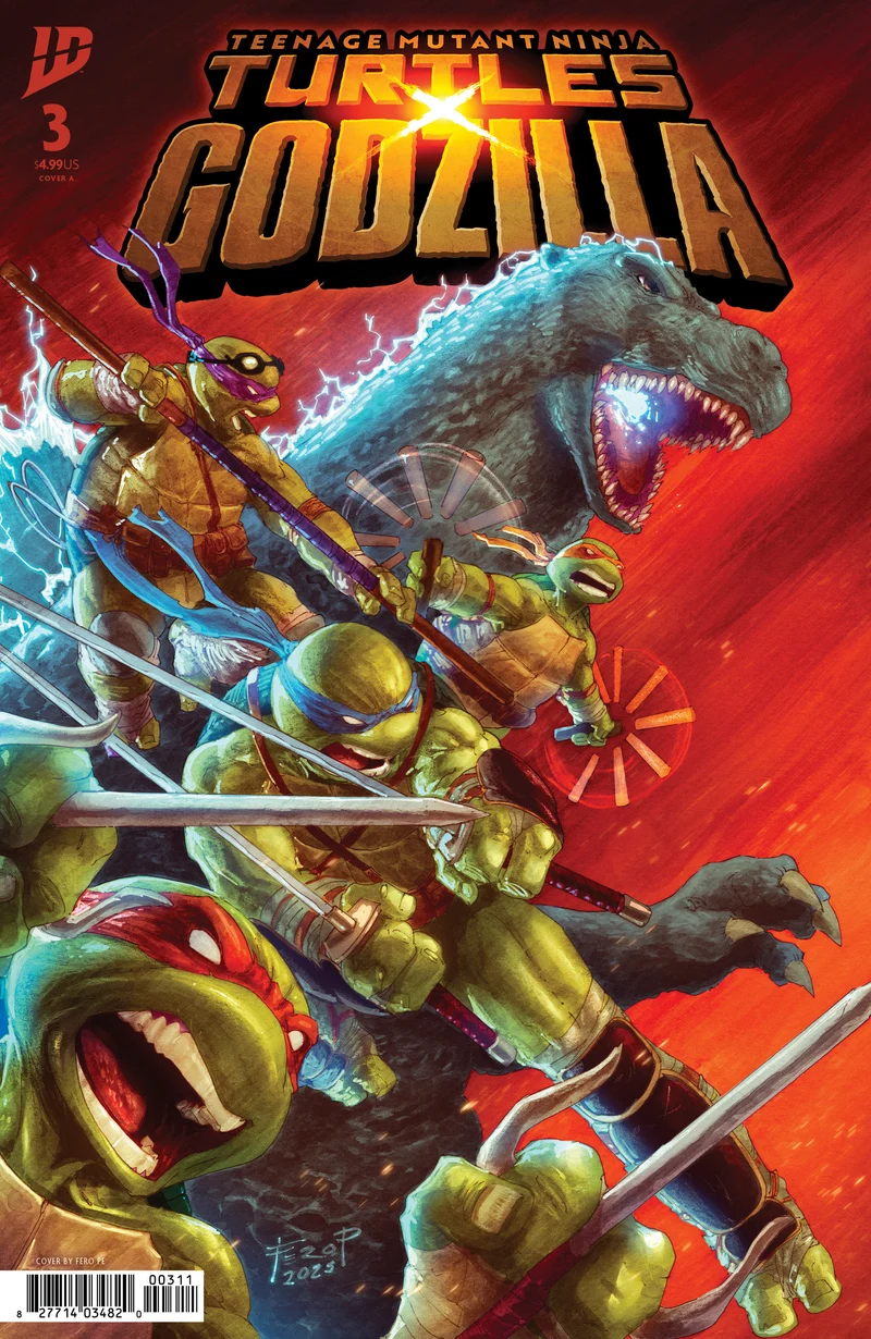 Tortues Ninja X Godzilla #3 Une publication IDW Pe 02/04/2026