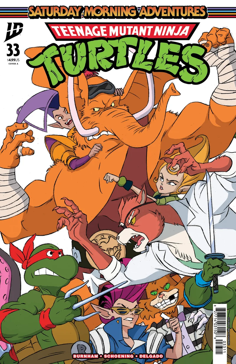 Les Aventures du Samedi Matin des Tortues Ninja #33 Une publication IDW Schoening Connecting 21/01/2026