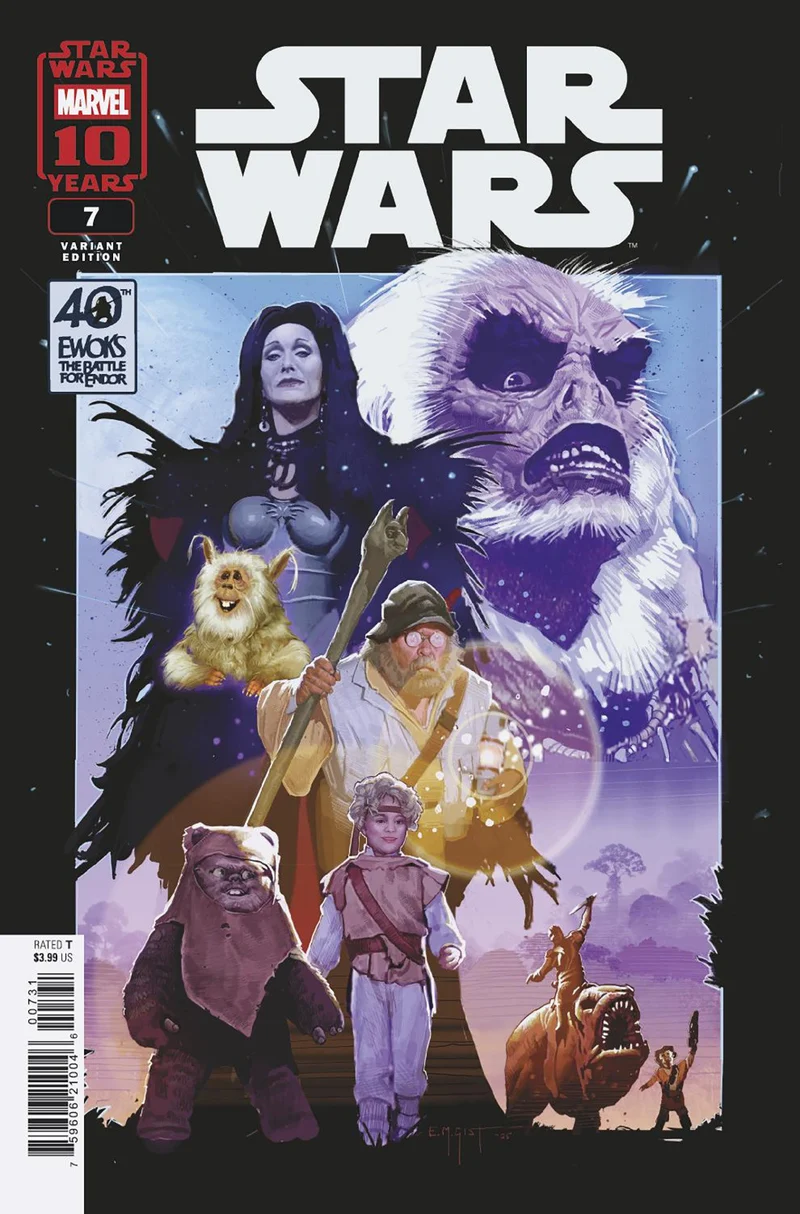Star Wars #7 EM Gist Bataille d'Endor Variante du 40e anniversaire