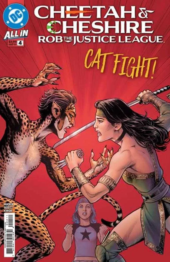 Cheetah et Cheshire dérobent la Ligue des Justiciers #4 (sur 6) Couverture A Nicola Scott