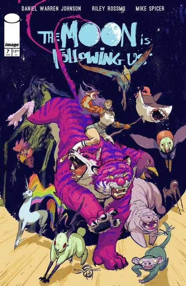 La Lune nous suit #7 (sur 10) Couverture A Riley Rossmo & Mike Spicer