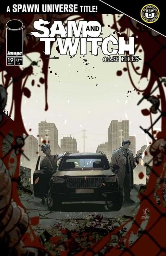 Spawn Sam et Twitch Case Files #19 Couverture A Federico Sabbatini