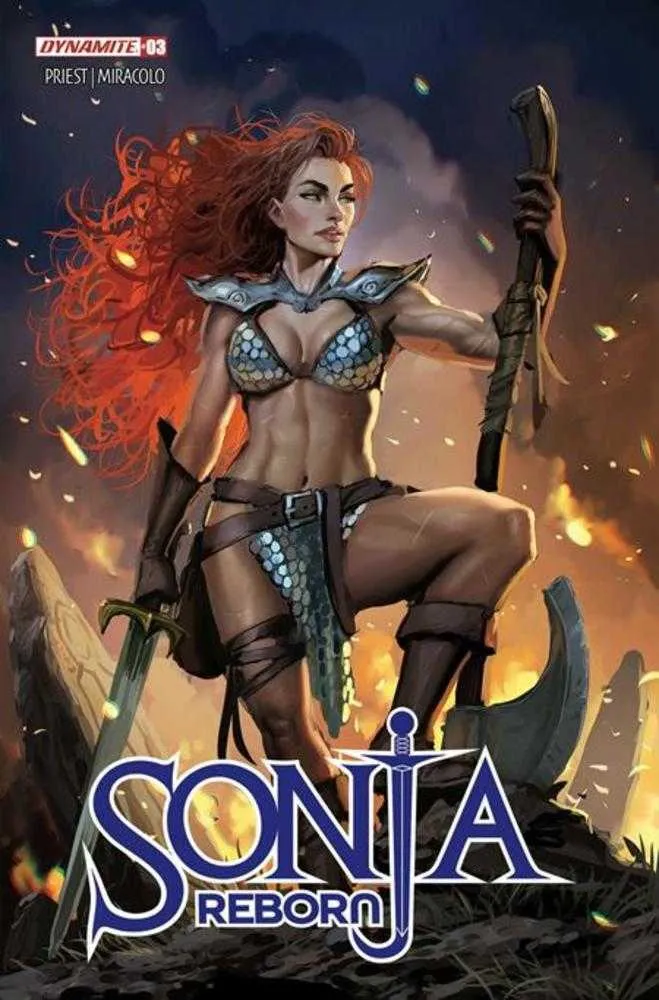 Sonja Reborn #3 couvre une variante de Stjepan Sejic