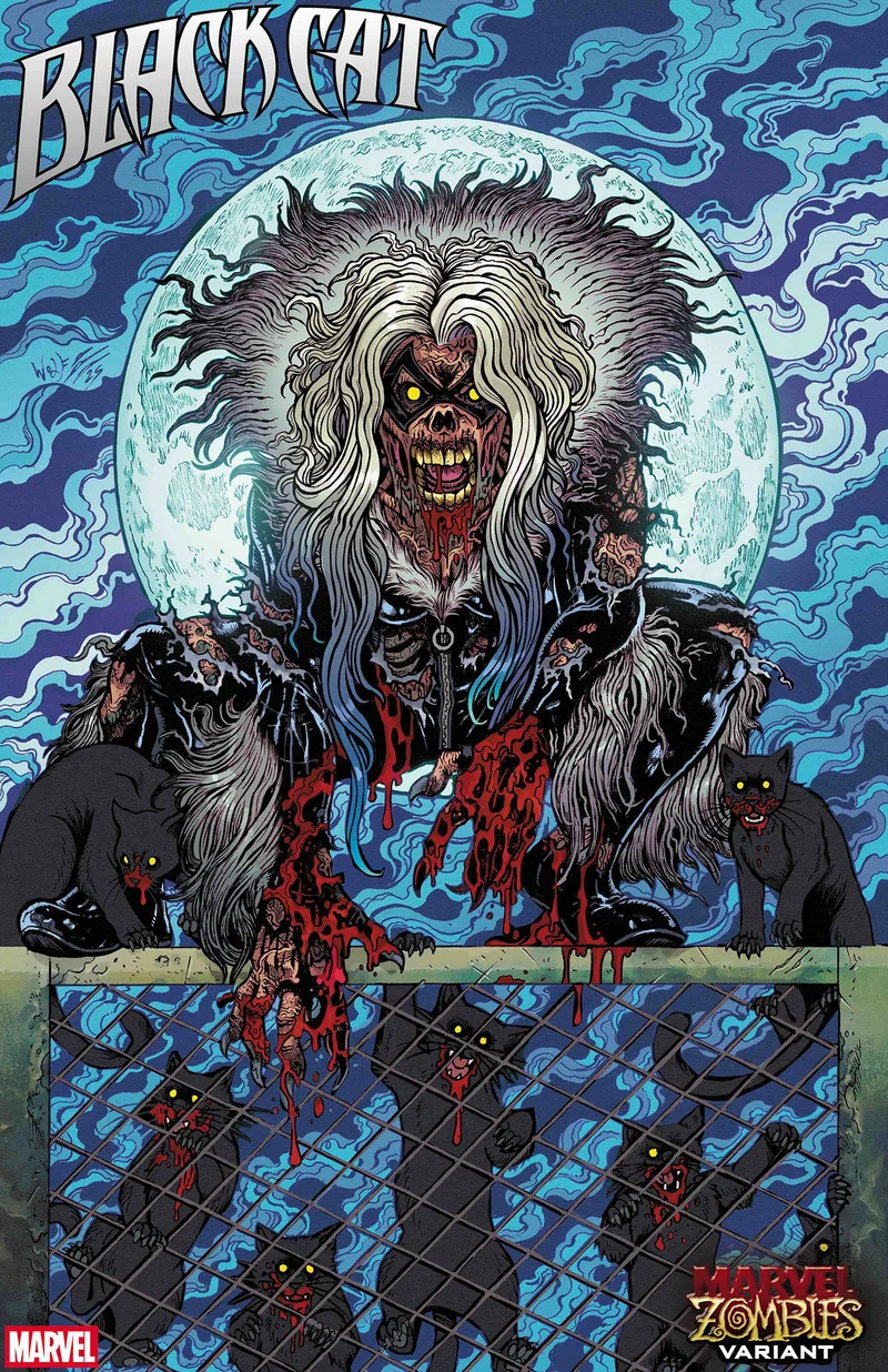 Chat Noir #3 Maria Wolf Variante Marvel Zombies