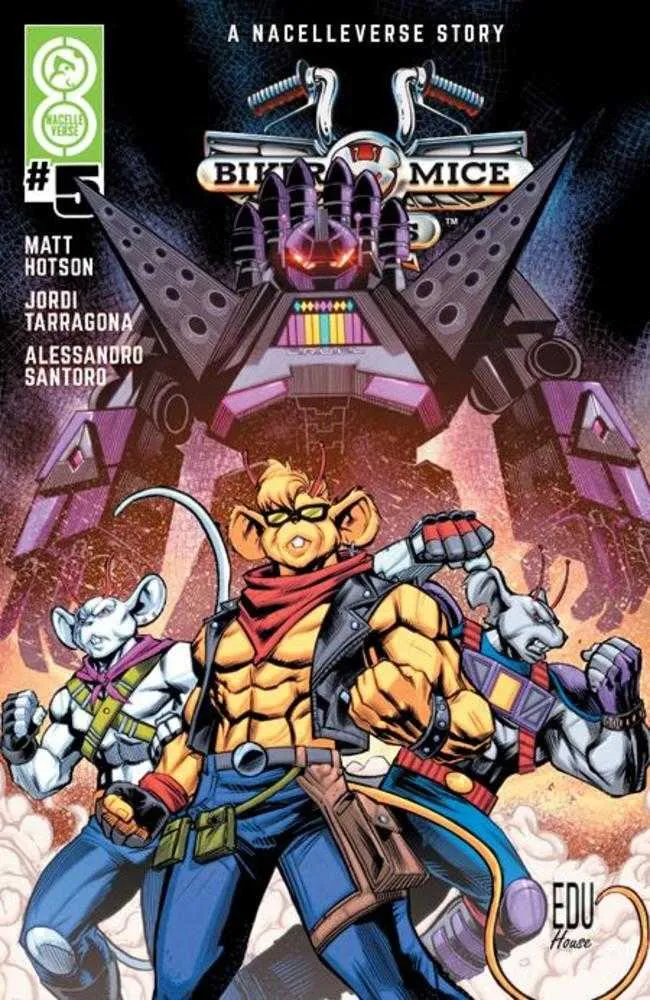 Biker Mice From Mars (2025) #5 Couverture A Edu Souza