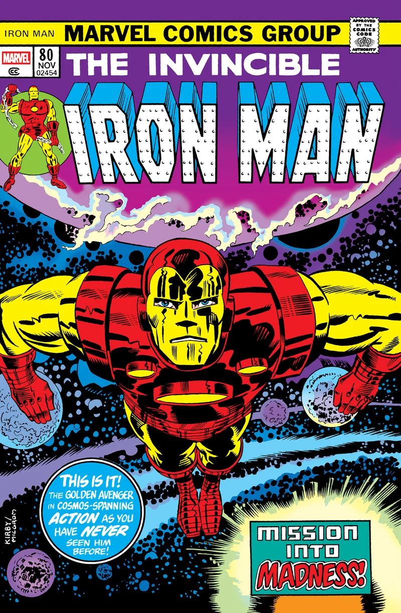 L'Invincible Iron Man Omnibus, tome 4, couverture Jack Kirby [Vente directe uniquement]