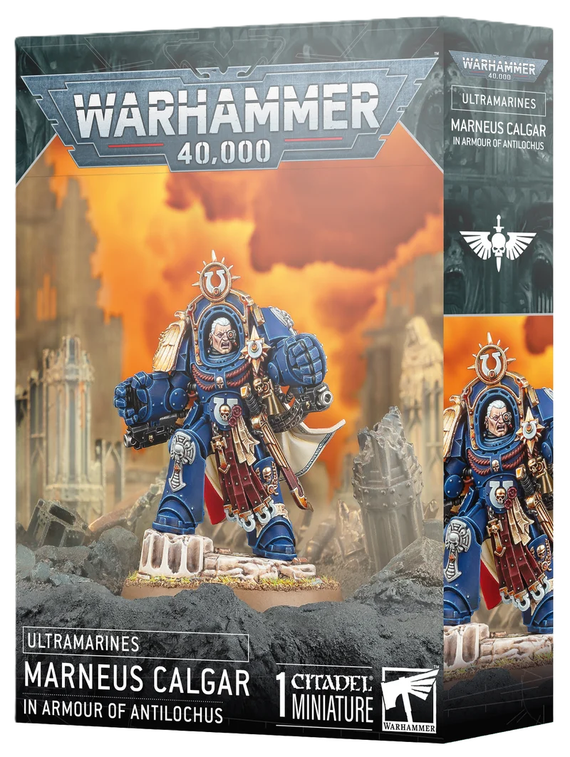 SPACE MARINES : MARNEUS CALGAR EN ARMURE D'ANTILOCHUS