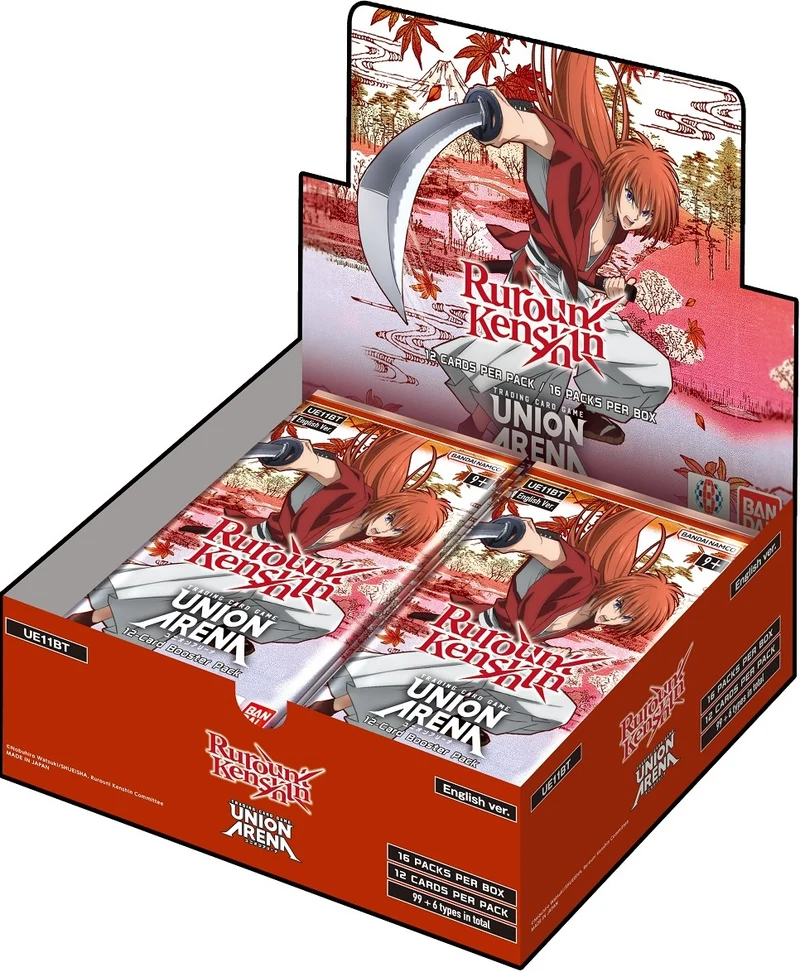 UNION ARENA : BOÎTE DE BOOSTER RUROUNI KENSHIN UE11BT