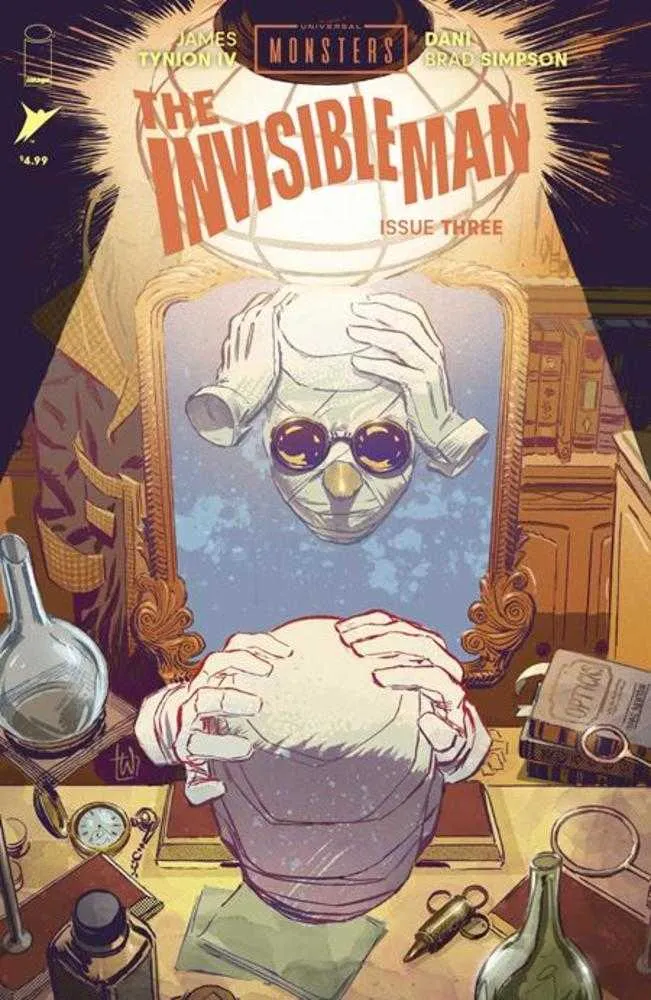 Universal Monsters The Invisible Man #3 (sur 4) Couverture B Lee Weeks Variante