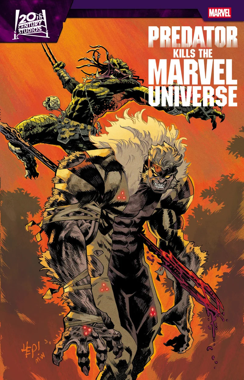 Predator Kills The Marvel Universe #3 Scott Hepburn Chasse la variante Hunters