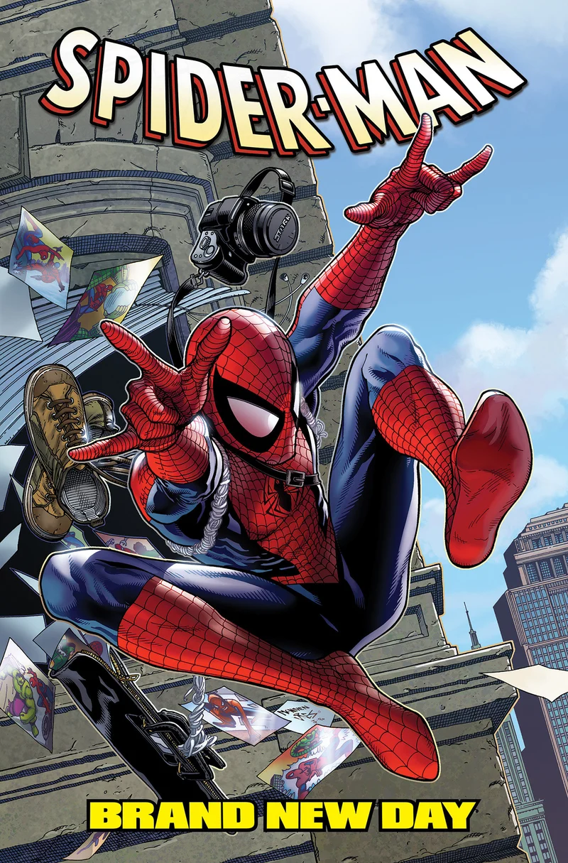 Spider-Man : Un nouveau jour, tome 3, couverture de Steve McNiven