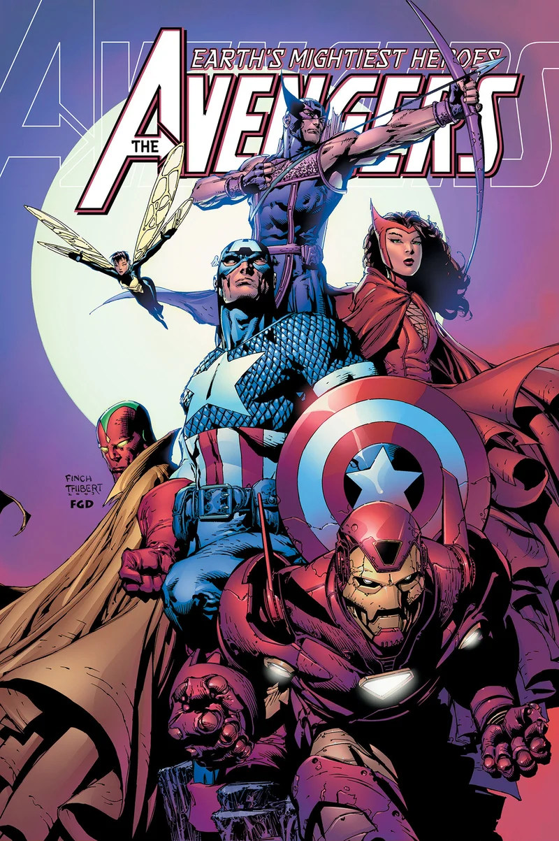 Avengers par Johns & Coipel Omnibus David Finch Couverture