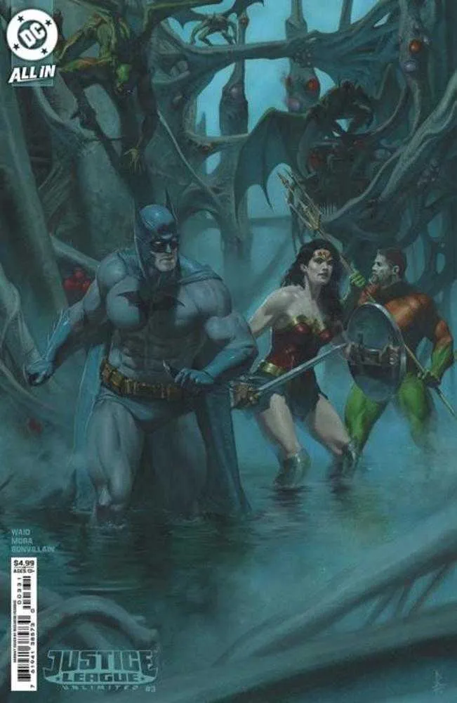 Justice League Unlimited #3 Couverture D Riccardo Federici Variante de stock de cartes