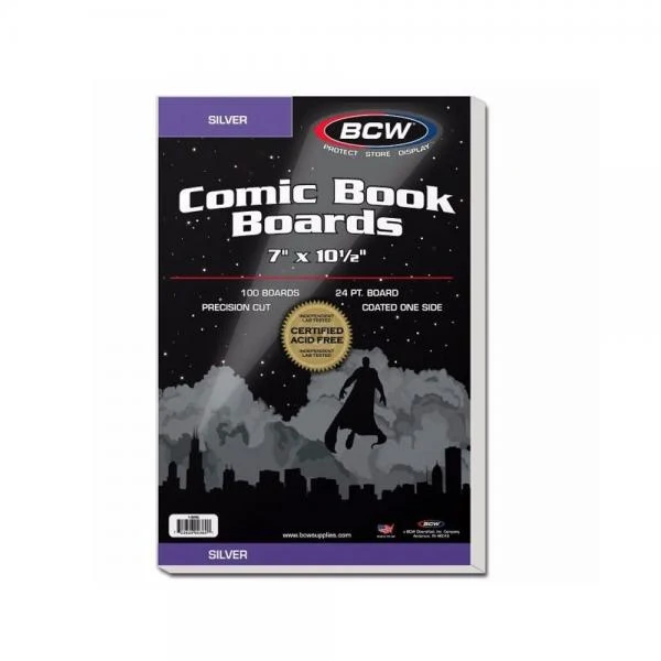PANNEAUX ARRIÈRE BCW ARGENT 100CT
