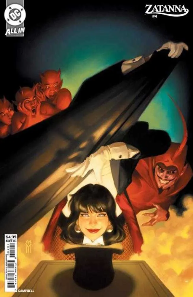 Zatanna #4 (sur 6) Couverture C Variante de papier cartonné Miguel Mercado