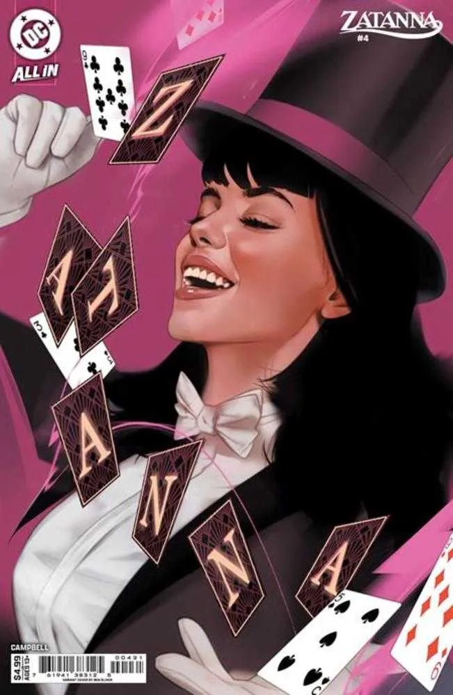 Zatanna #4 (sur 6) Couverture B Ben Oliver Variante en papier cartonné