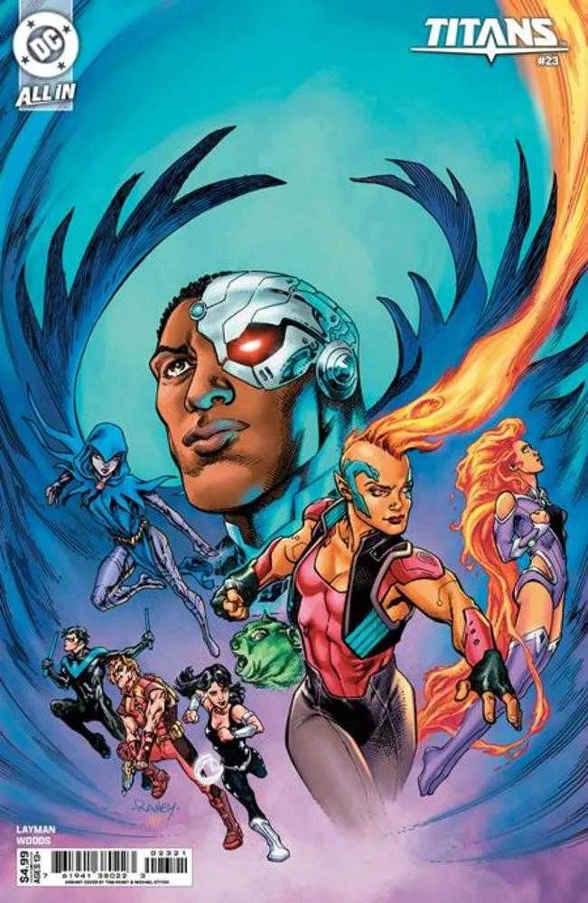 Titans #23 Couverture B Tom Raney Variante de stock de cartes