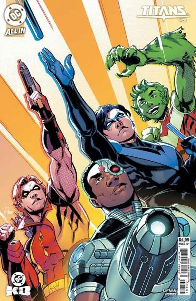 Titans #28 Couverture C Paris Alleyne Variante en stock de cartes (DC KO)