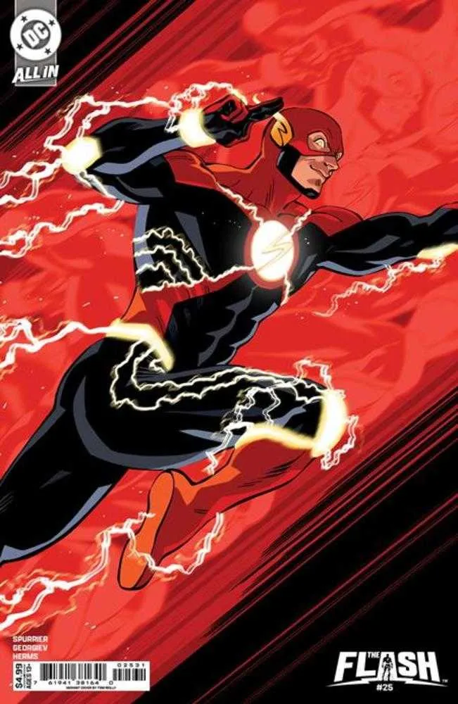 Flash #25 Couverture B Variante de stock de cartes Tom Reilly
