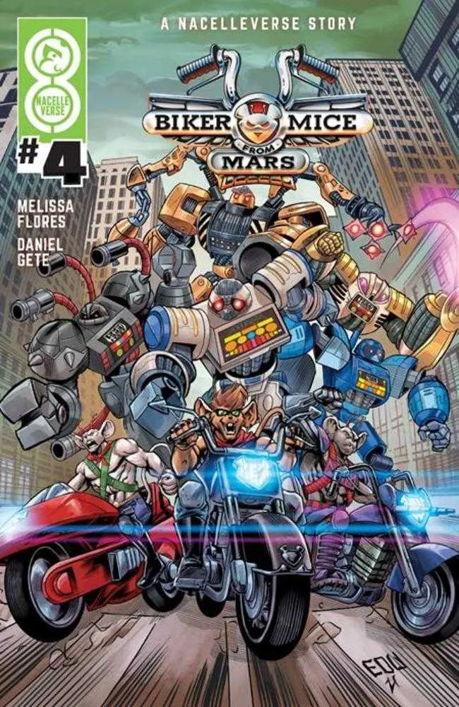 Biker Mice From Mars (2025) #4 Couverture A Edu Souza