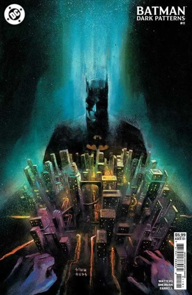 Batman Dark Patterns #11 (sur 12) Couverture B Variante de papier cartonné Martin Simmonds