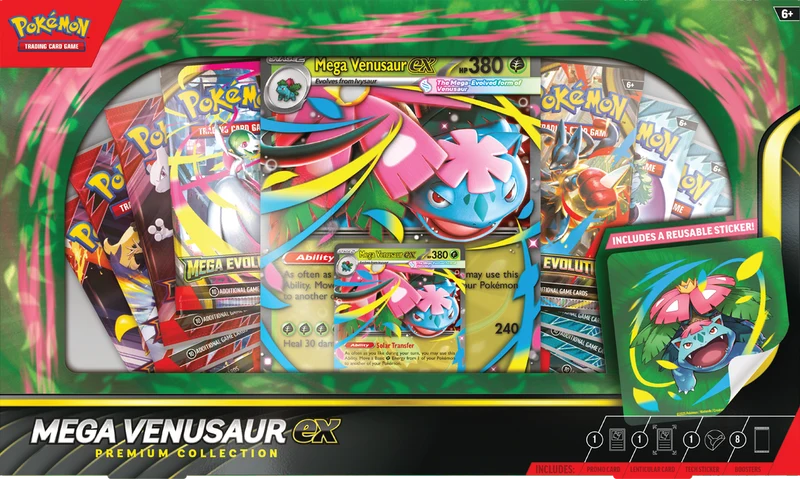 JCC POKÉMON : COLLECTION PREMIUM MÉGA-FÉNUSAURE EX