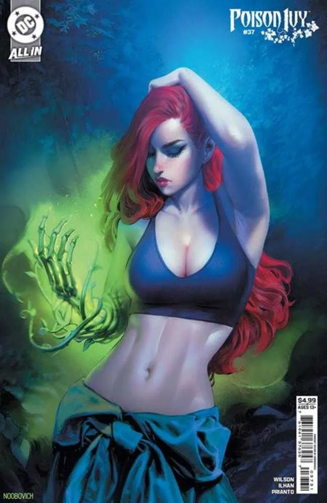 Poison Ivy #37 Couverture C Noobovich Variante de stock de cartes