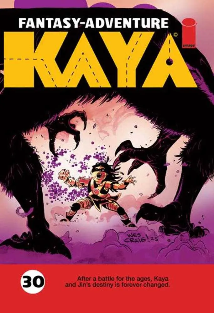 Kaya #30 Couvre Un Wes Craig