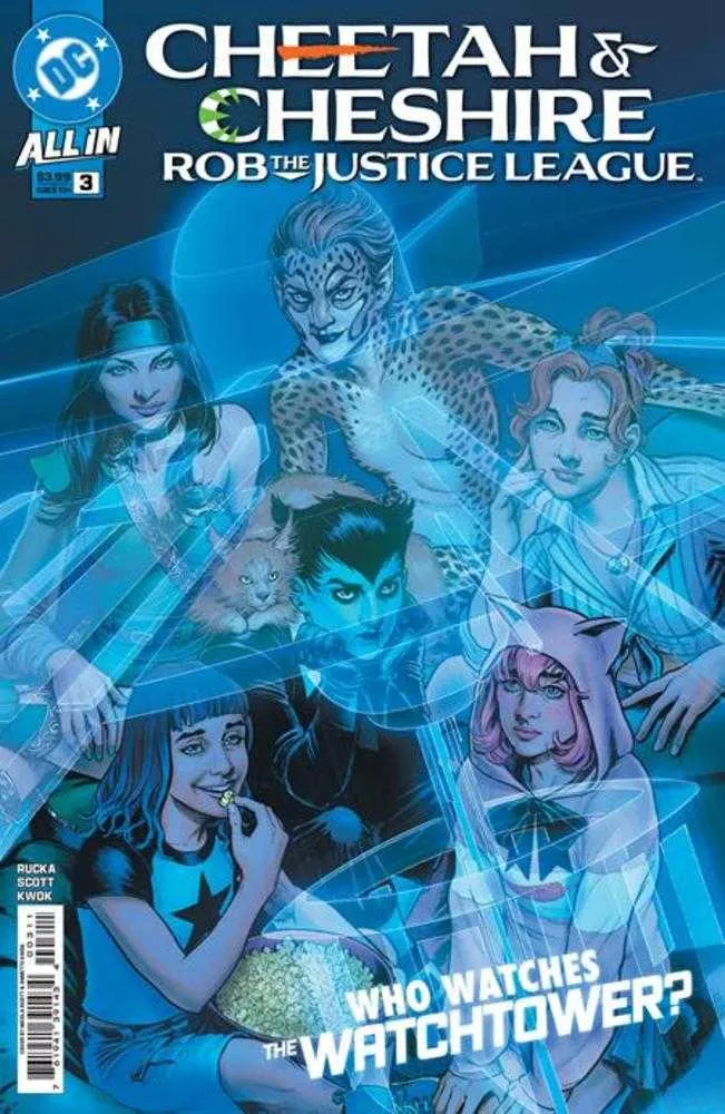 Cheetah et Cheshire dérobent la Ligue des Justiciers #3 (sur 6) Couverture A Nicola Scott