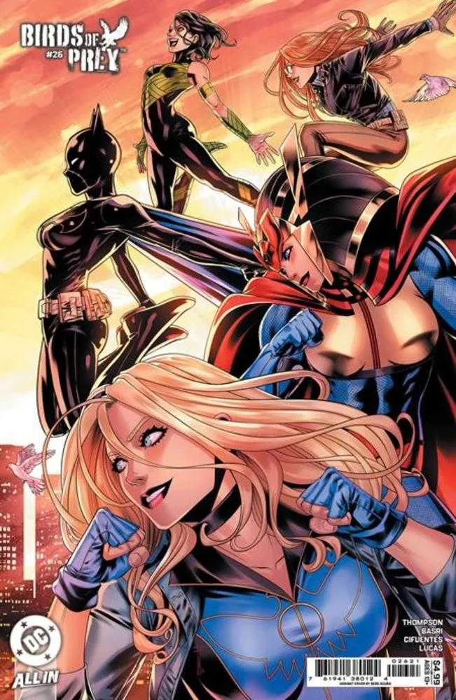 Birds Of Prey #26 Couverture D Serg Acuna Variante en papier cartonné