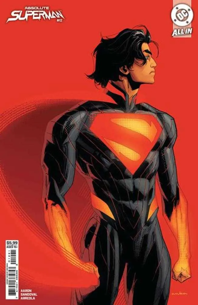 Absolute Superman #12 Couverture C Kris Anka Variante en papier cartonné