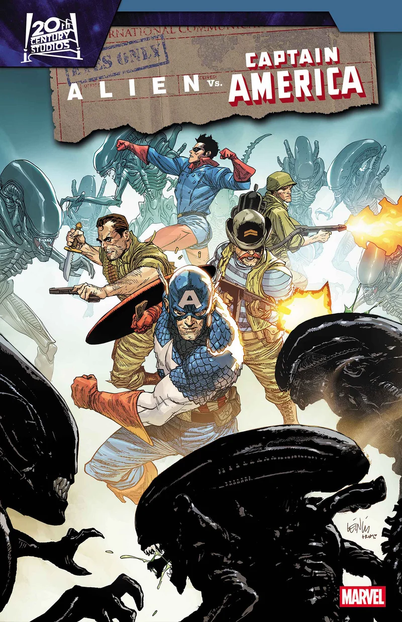Alien vs. Captain America #2 MARVEL 12/17/2025