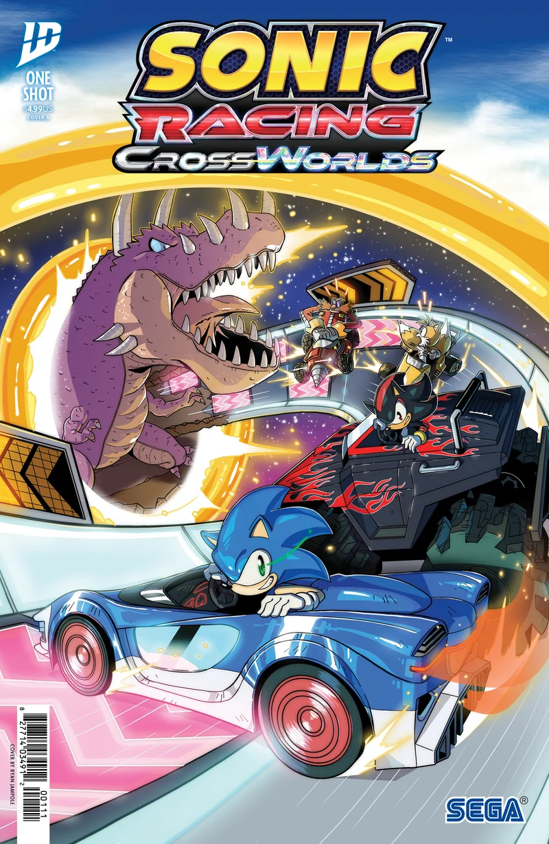 Sonic Hedgehog Racing Cross Worlds IDW A Jampole 11/02/2026
