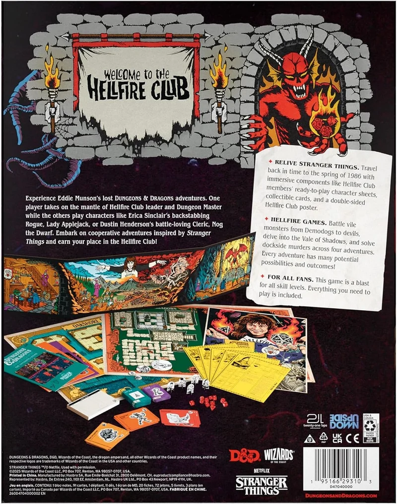 D&D 5E : STRANGER THINGS : BIENVENUE AU HELLFIRE CLUB