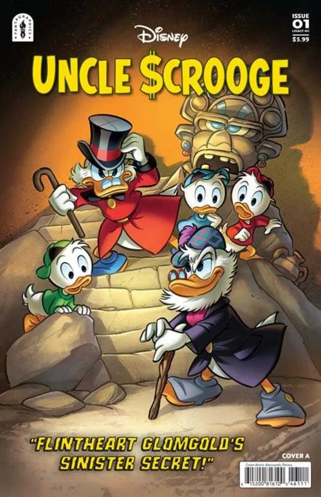 Oncle Picsou Flintheart Glomgolds Sinister Secret #1 (sur 3) Couverture A Alessandro Perina