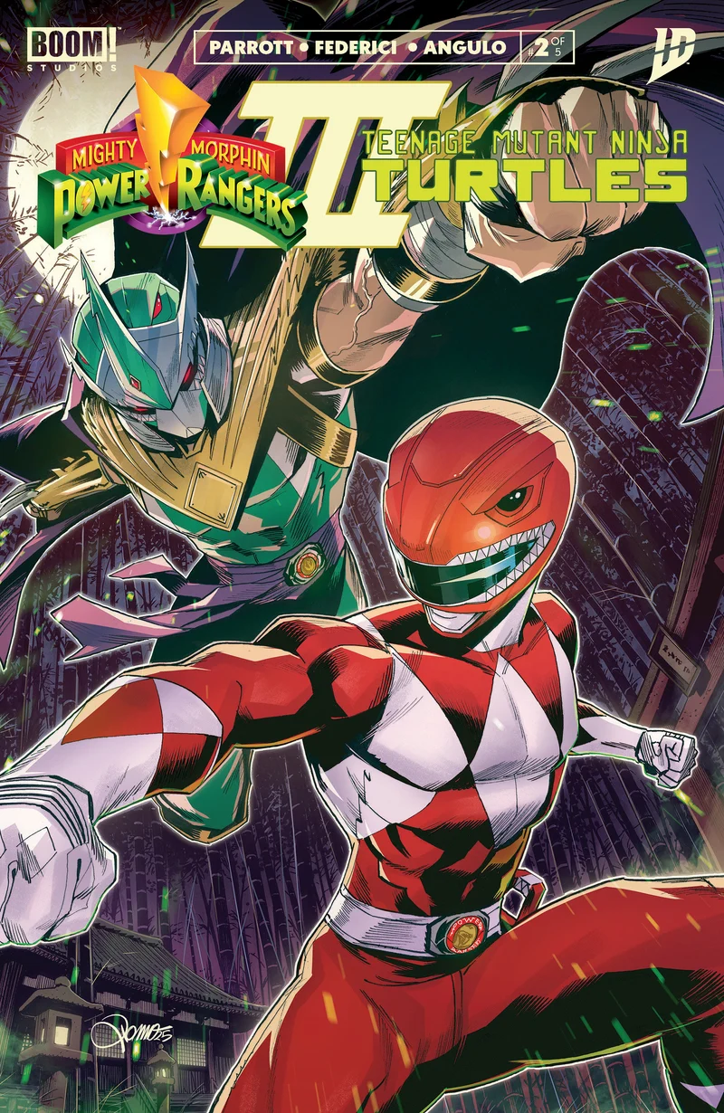 Mighty Morphin Power Rangers/Teenage Mutant Ninja Turtles III #2 A Main (Habillé, Zonno)
