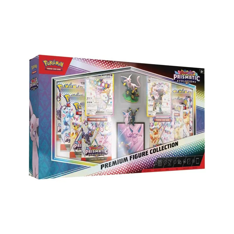 JCC POKÉMON SV8.5 : COLLECTION DE FIGURINES PREMIUM ÉVOLUTIONS PRISMATIQUES [LIMITE DE 6 PAR COMMANDE] - 5 DÉCEMBRE 2025