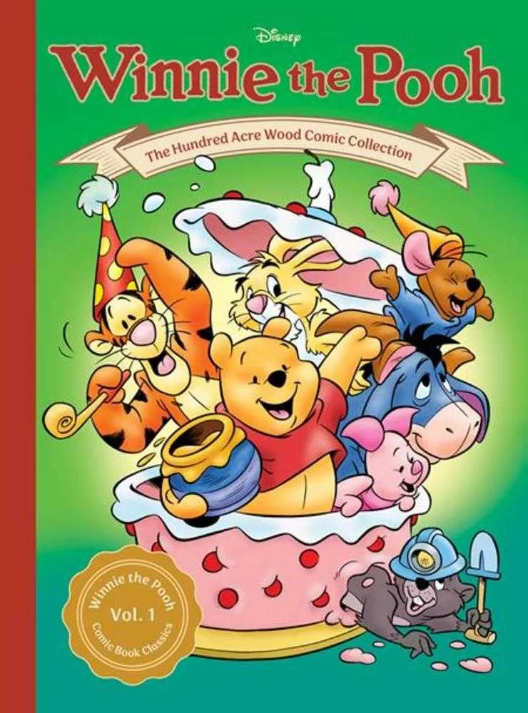Winnie l'ourson, recueil de bandes dessinées Les Cent Acres, volume 01, couverture rigide