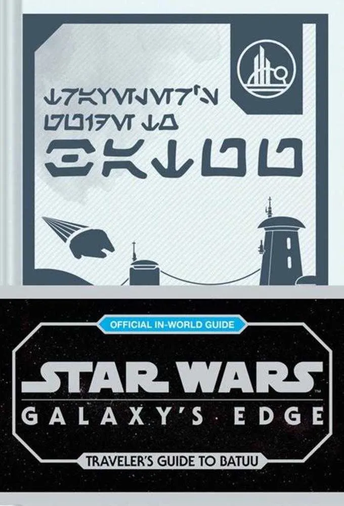 Guide du voyageur Star Wars Galaxys Edge à couverture rigide pour Batuu
