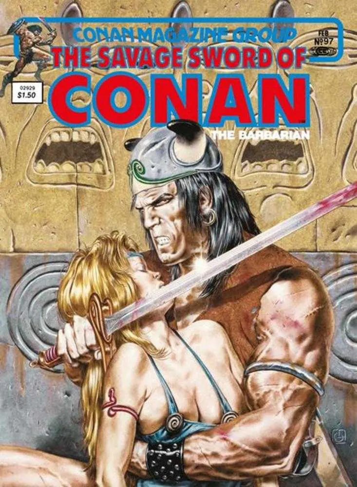 Savage Sword of Conan, la bande dessinée originale, édition limitée, tome 07, couverture rigide (adulte)