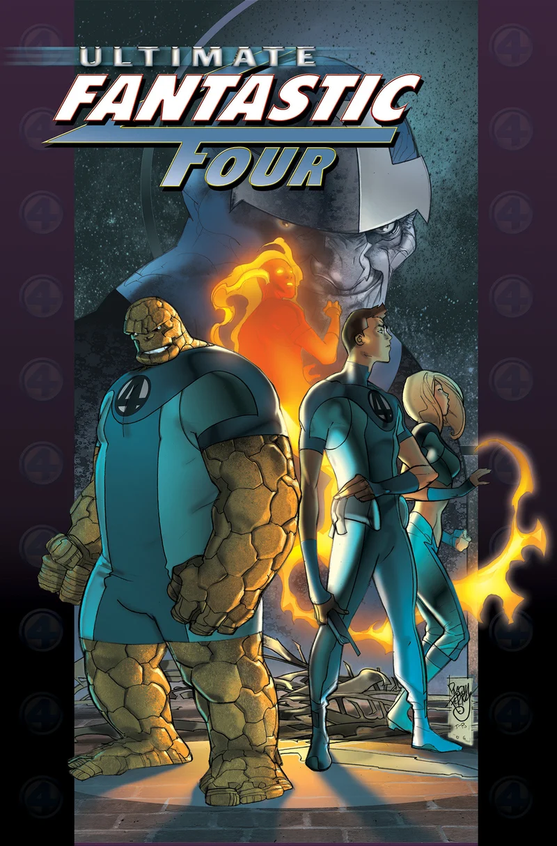 Omnibus ultime des Quatre Fantastiques, tome 2, couverture de Thanos, pasual Ferry [Vente directe uniquement]