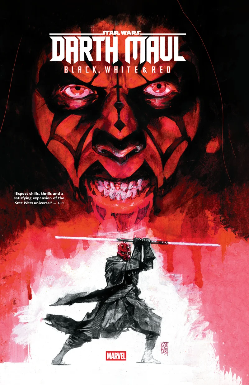 Star Wars : Dark Maul Noir, Blanc et Rouge