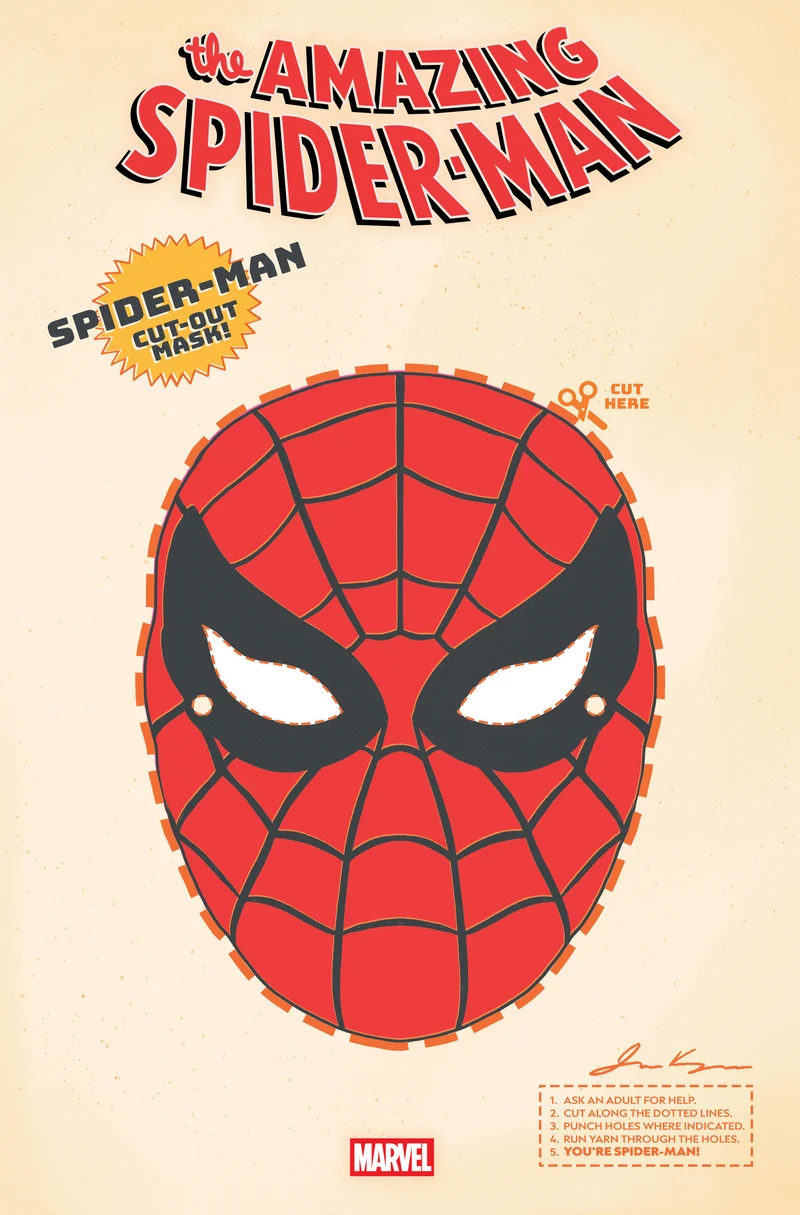 Amazing Spider-Man #11 Variante de masque d'Halloween rétro