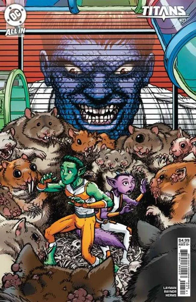 Titans #27 Couverture B Chris Burnham Variante de stock de cartes