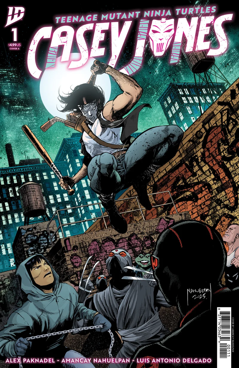 Tortues Ninja : Casey Jones #1, couverture A (Nahuelpan)