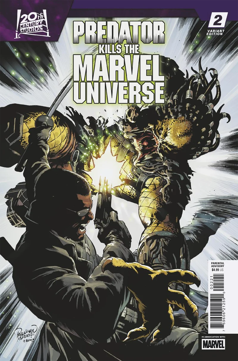 Predator Kills The Marvel Universe #2 Carlo Pagulayan Chasse aux chasseurs Variante